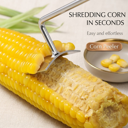 💞LAST DAY 50% OFF ✨Stainless Steel Corn Peeler – Premium Kernel Stripping Tool