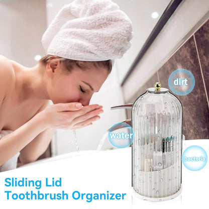 🔥💞LAST DAY 50% OFF ✨✨Sliding Lid Toothbrush Organizer