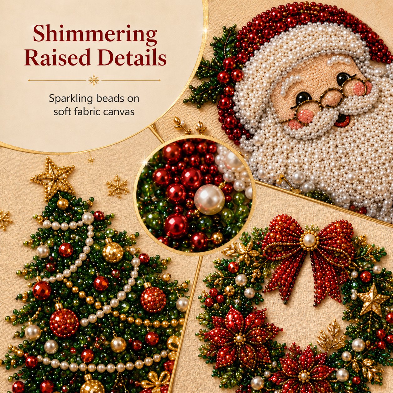 🎄 DIY Christmas Pearl Diamond Painting Kit