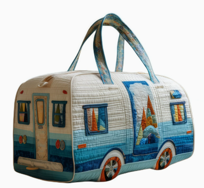 💞LAST DAY 50% OFF ✨Larnto® Hippie Journey Quilted Duffle Bag