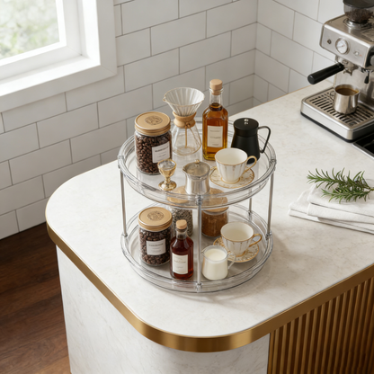 Larnto® 2-Tier Kitchen Storage Organizer