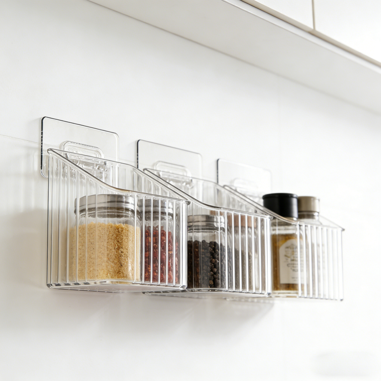 Larnto® Wall Mount Acrylic Organizer Bin (3pcs)