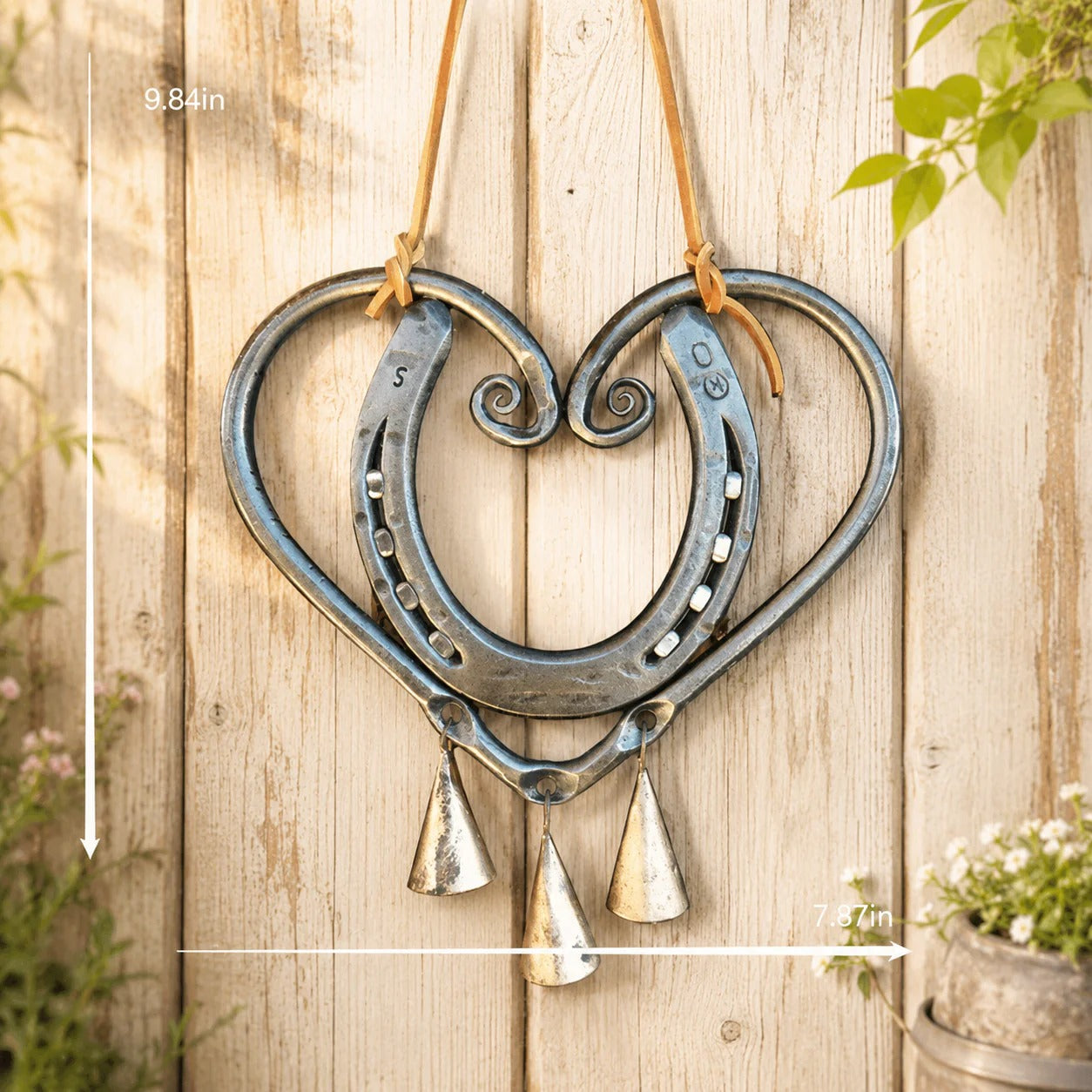 💥LAST DAY 49% OFF🔥The Horseshoe Heart Wind Chime ❤🐎