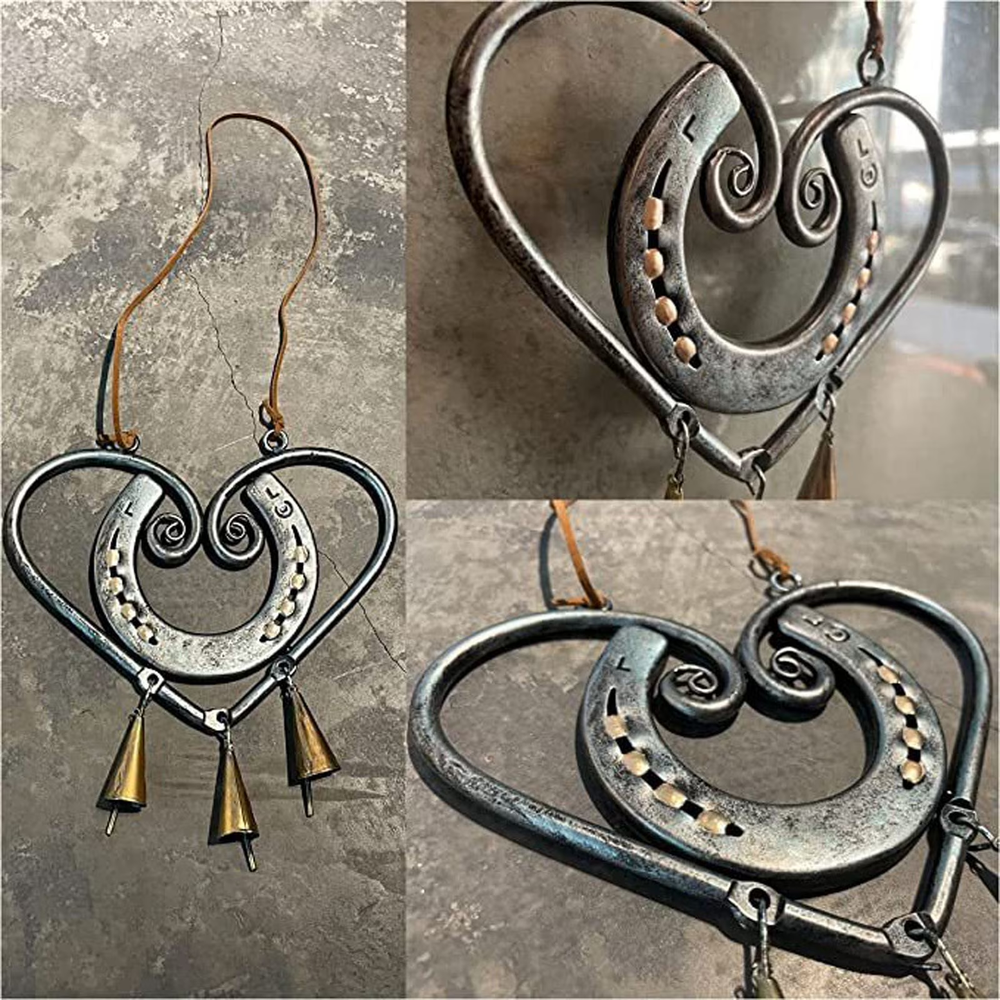 💥LAST DAY 49% OFF🔥The Horseshoe Heart Wind Chime ❤🐎