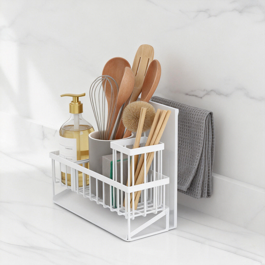 Larnto® Stainless Steel Kitchen Sink Organizer