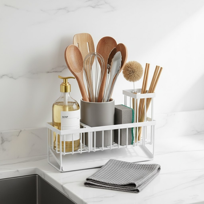 Larnto® Stainless Steel Kitchen Sink Organizer