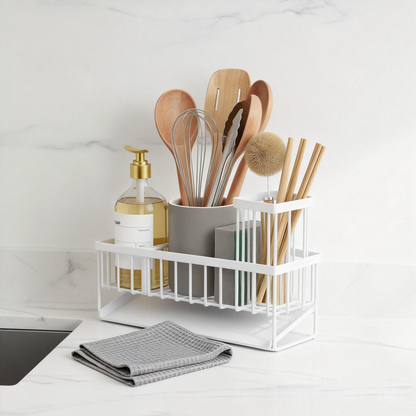 Larnto® Stainless Steel Kitchen Sink Organizer
