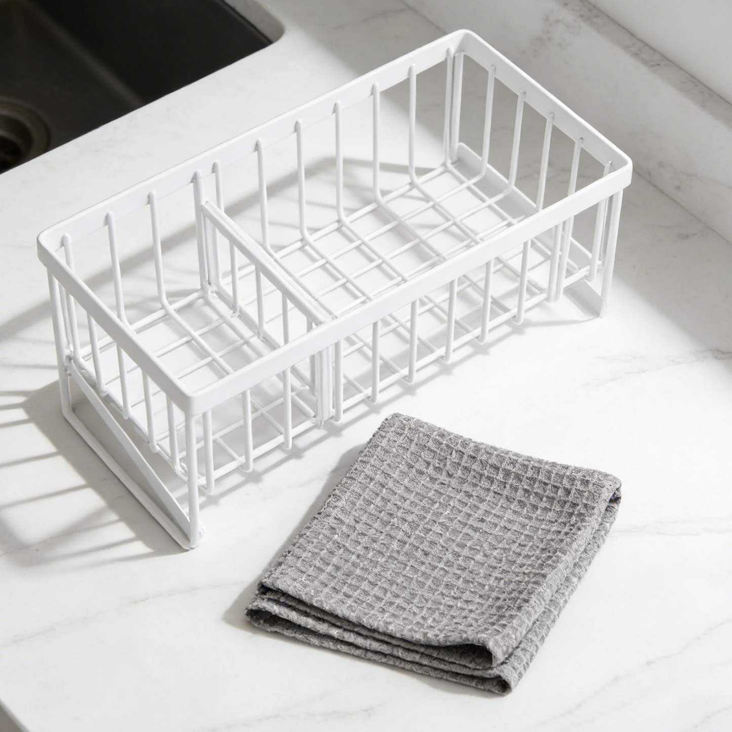 Larnto® Stainless Steel Kitchen Sink Organizer